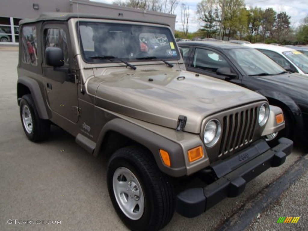 2005 Wrangler SE 4x4 - Light Khaki Metallic / Khaki photo #1