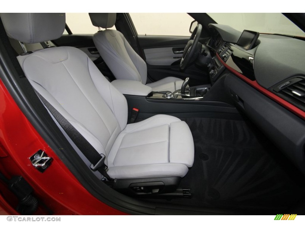 2012 3 Series 328i Sedan - Melbourne Red Metallic / Everest Grey/Black Highlight photo #43