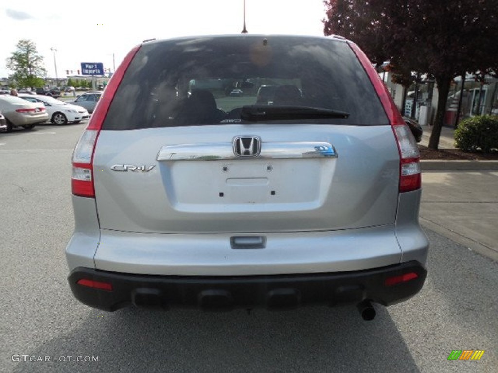 2009 CR-V EX 4WD - Alabaster Silver Metallic / Black photo #4