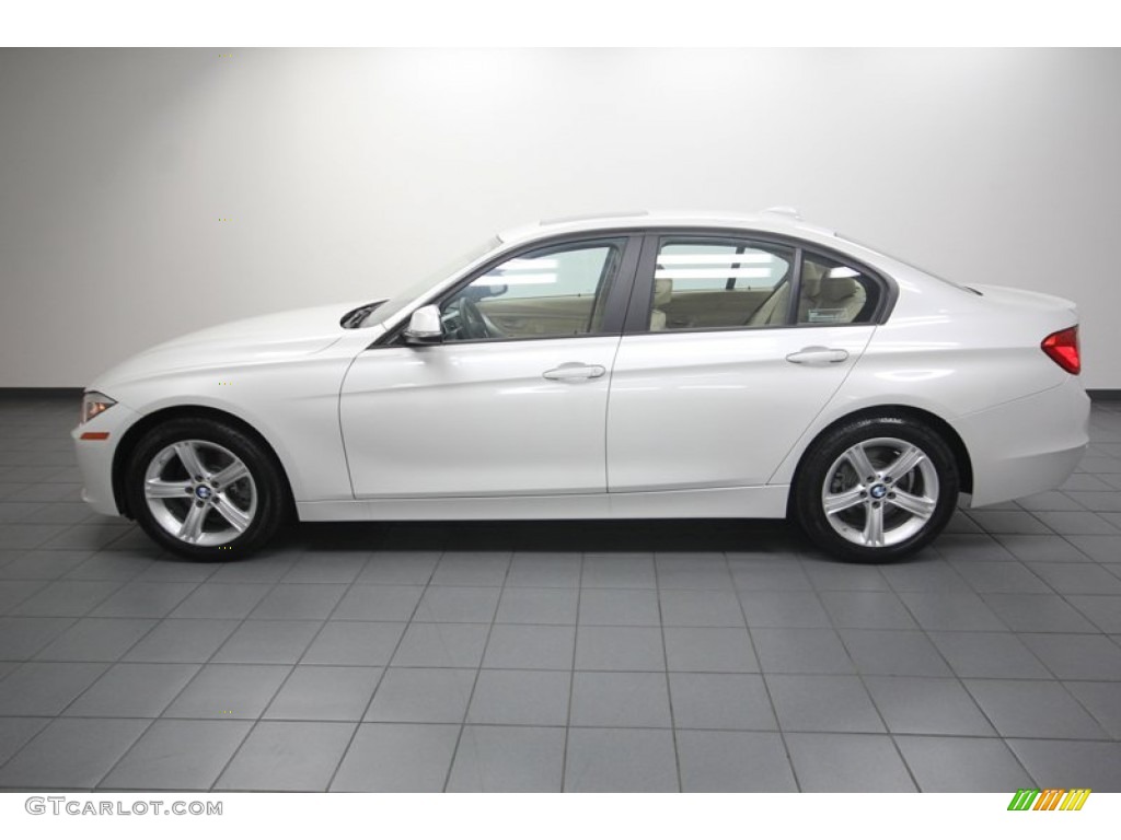 Mineral White Metallic 2012 BMW 3 Series 328i Sedan Exterior Photo #80708044