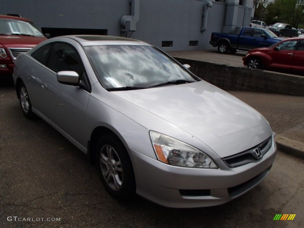 2006 Accord EX Coupe - Alabaster Silver Metallic / Black photo #1