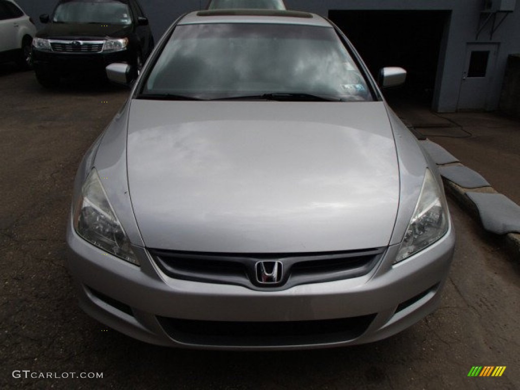 2006 Accord EX Coupe - Alabaster Silver Metallic / Black photo #2