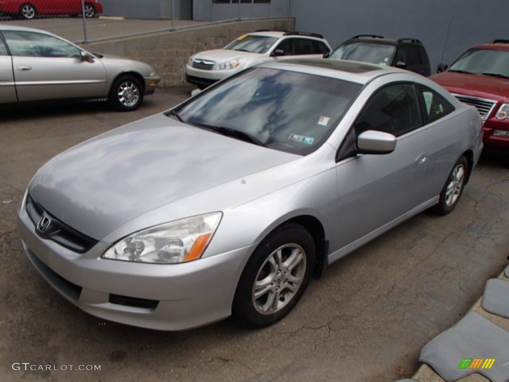 Alabaster Silver Metallic 2006 Honda Accord EX Coupe Exterior Photo #80708296