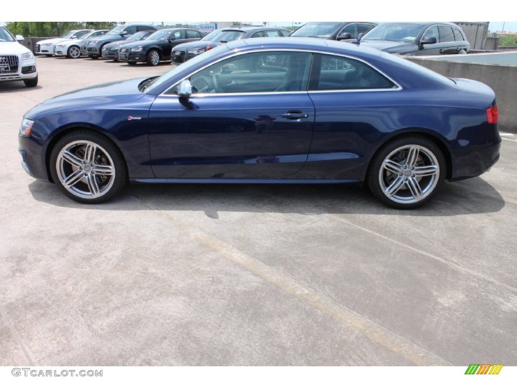 Estoril Blue Crystal 2013 Audi S5 3.0 TFSI quattro Coupe Exterior Photo #80708504