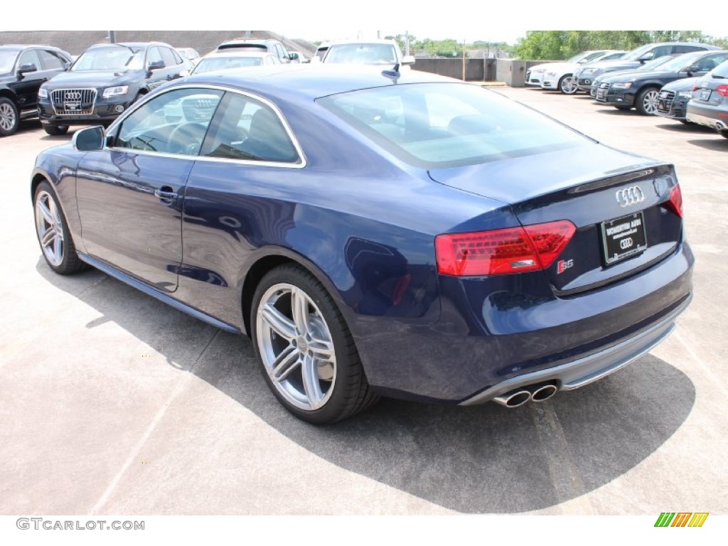 2013 S5 3.0 TFSI quattro Coupe - Estoril Blue Crystal / Black photo #7