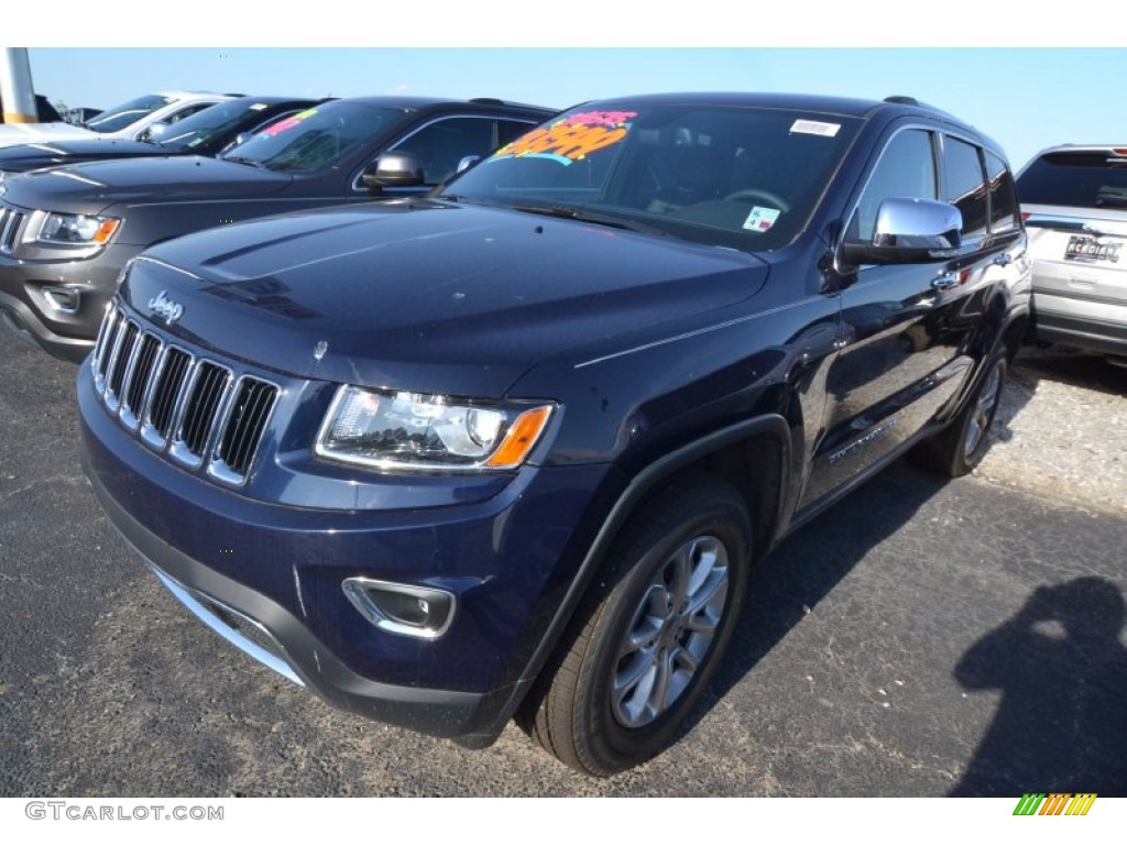 2014 Grand Cherokee Limited - True Blue Pearl / Morocco Black photo #1