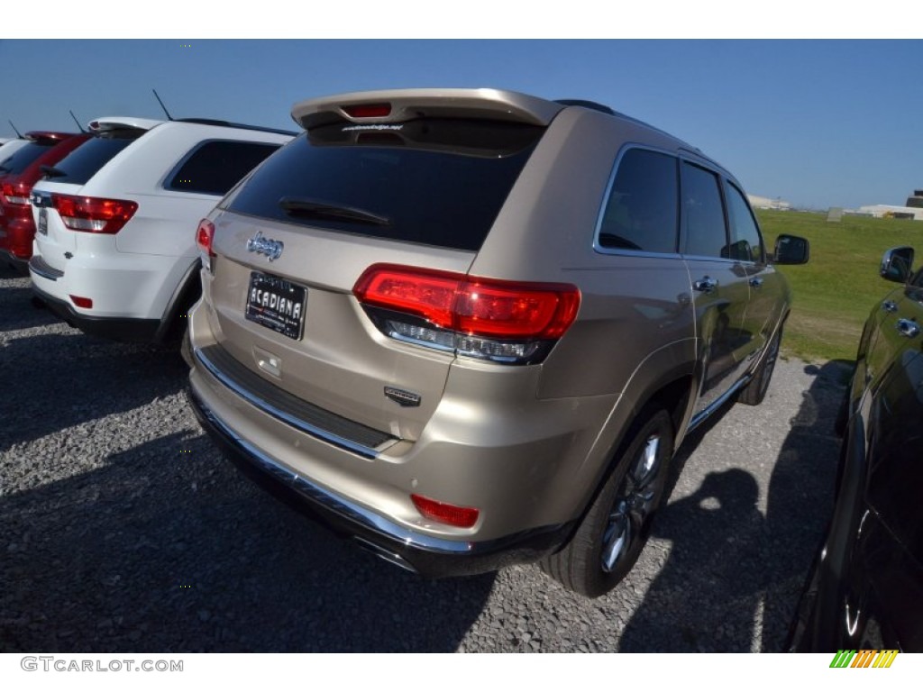 2014 Grand Cherokee Summit - Cashmere Pearl / Summit Morocco Black Natura Leather photo #3