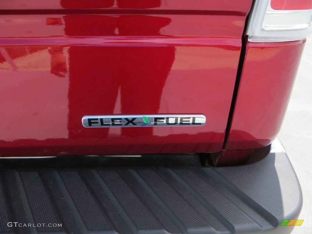 2013 F150 XLT SuperCrew - Ruby Red Metallic / Steel Gray photo #8