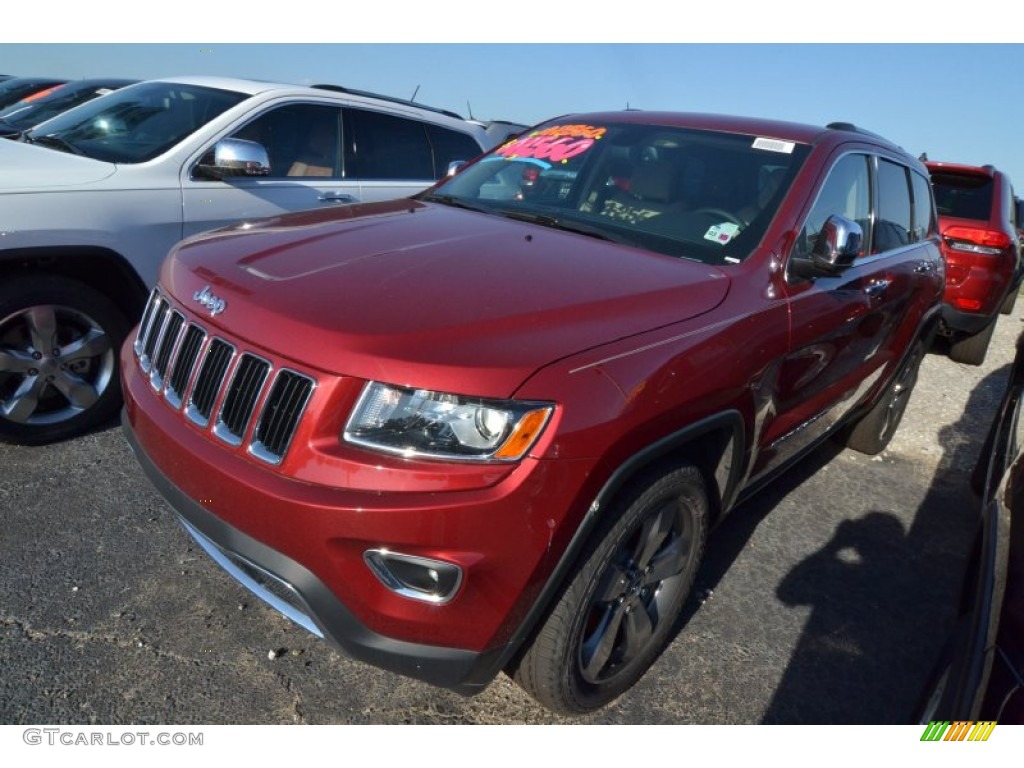 2014 Grand Cherokee Limited - Deep Cherry Red Crystal Pearl / New Zealand Black/Light Frost photo #1
