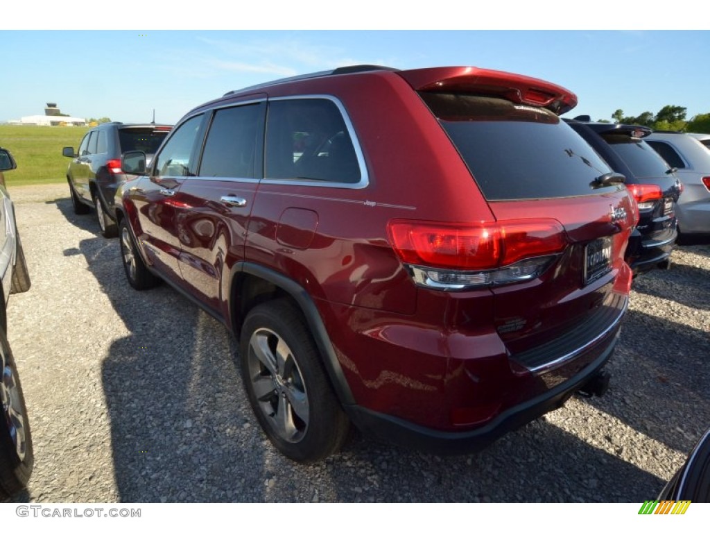 2014 Grand Cherokee Limited - Deep Cherry Red Crystal Pearl / New Zealand Black/Light Frost photo #2