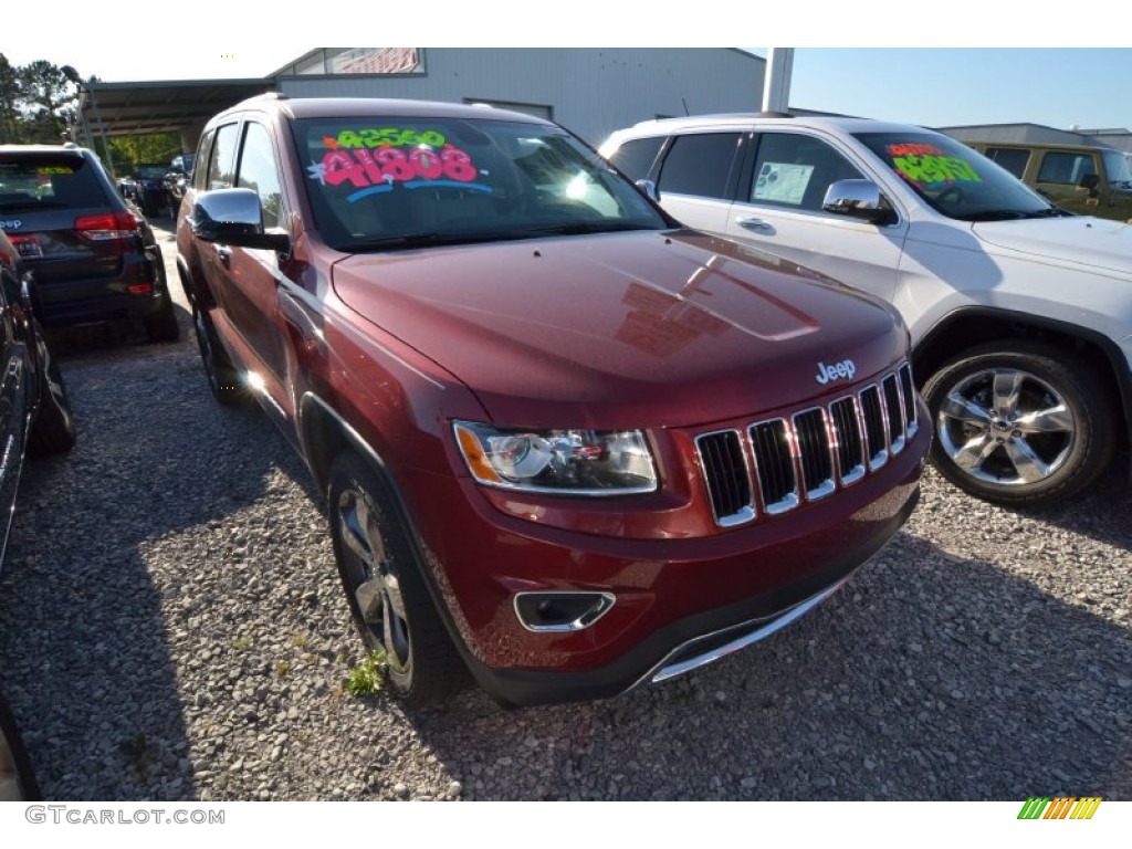 2014 Grand Cherokee Limited - Deep Cherry Red Crystal Pearl / New Zealand Black/Light Frost photo #4