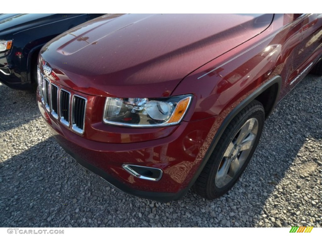2014 Grand Cherokee Limited - Deep Cherry Red Crystal Pearl / New Zealand Black/Light Frost photo #5