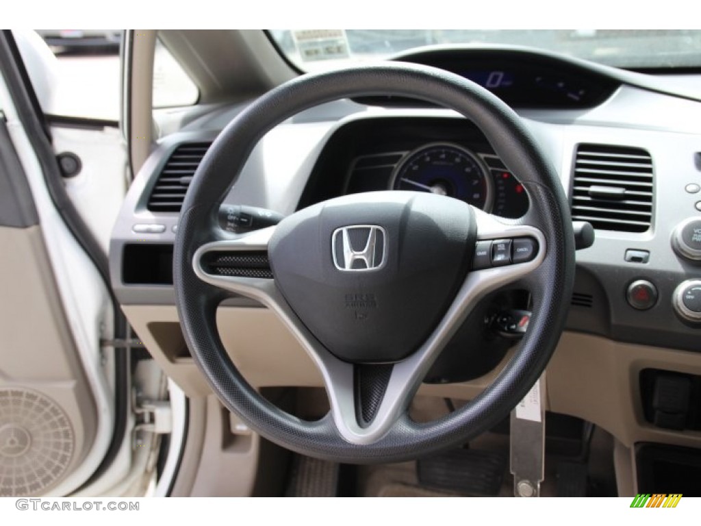 2010 Honda Civic LX Sedan Steering Wheel Photos