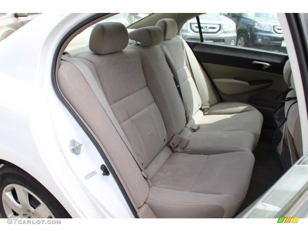 2010 Honda Civic LX Sedan Rear Seat Photo #80711220
