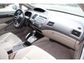 2010 Honda Civic Beige Interior Dashboard Photo