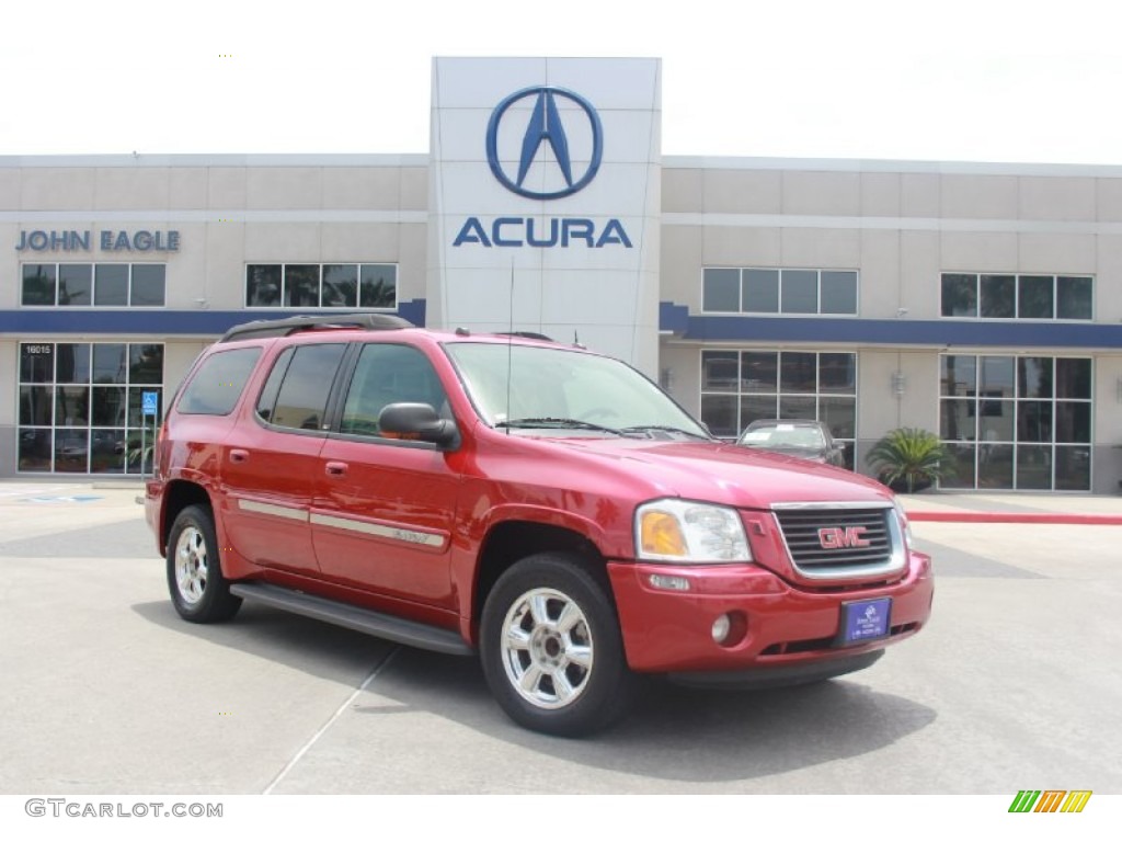 2005 Envoy XL SLT - Magnetic Red Metallic / Light Gray photo #1