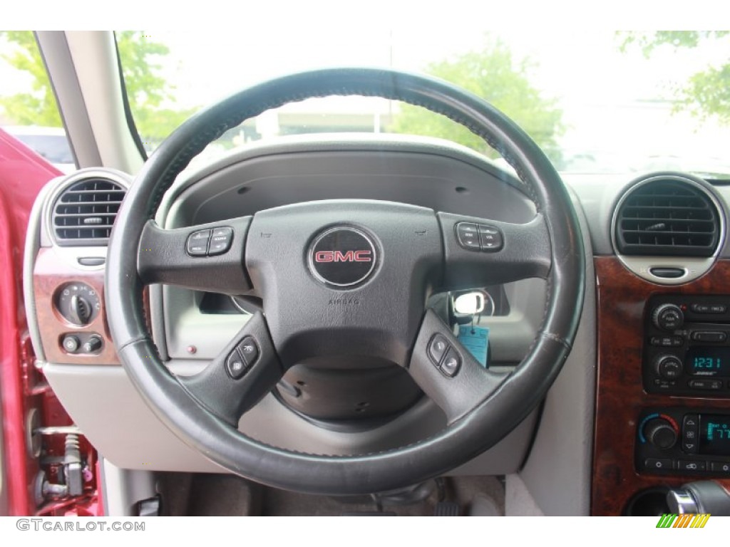 2005 GMC Envoy XL SLT Light Gray Steering Wheel Photo #80711759