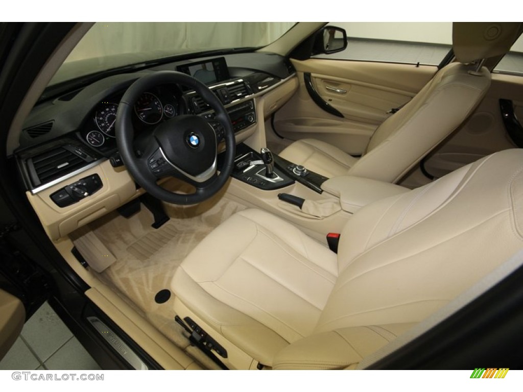 Venetian Beige Interior 2012 BMW 3 Series 328i Sedan Photo #80712096