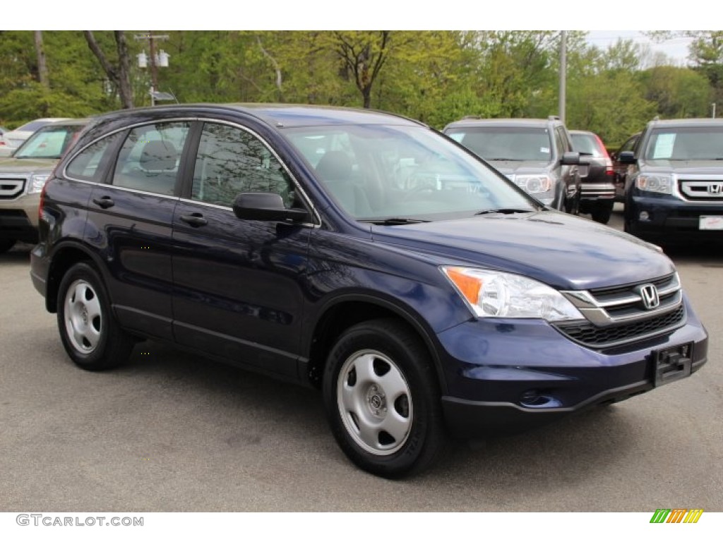 2011 CR-V LX 4WD - Royal Blue Pearl / Gray photo #3