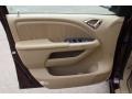 Beige 2010 Honda Odyssey EX-L Door Panel