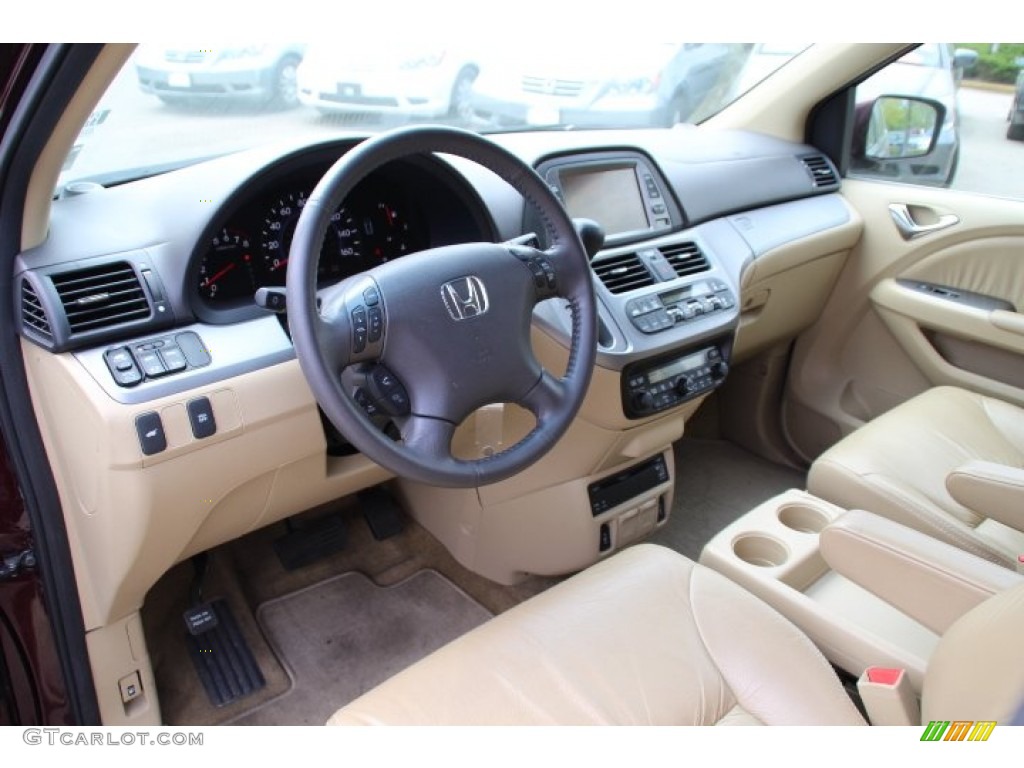 Beige Interior 2010 Honda Odyssey EX-L Photo #80712602