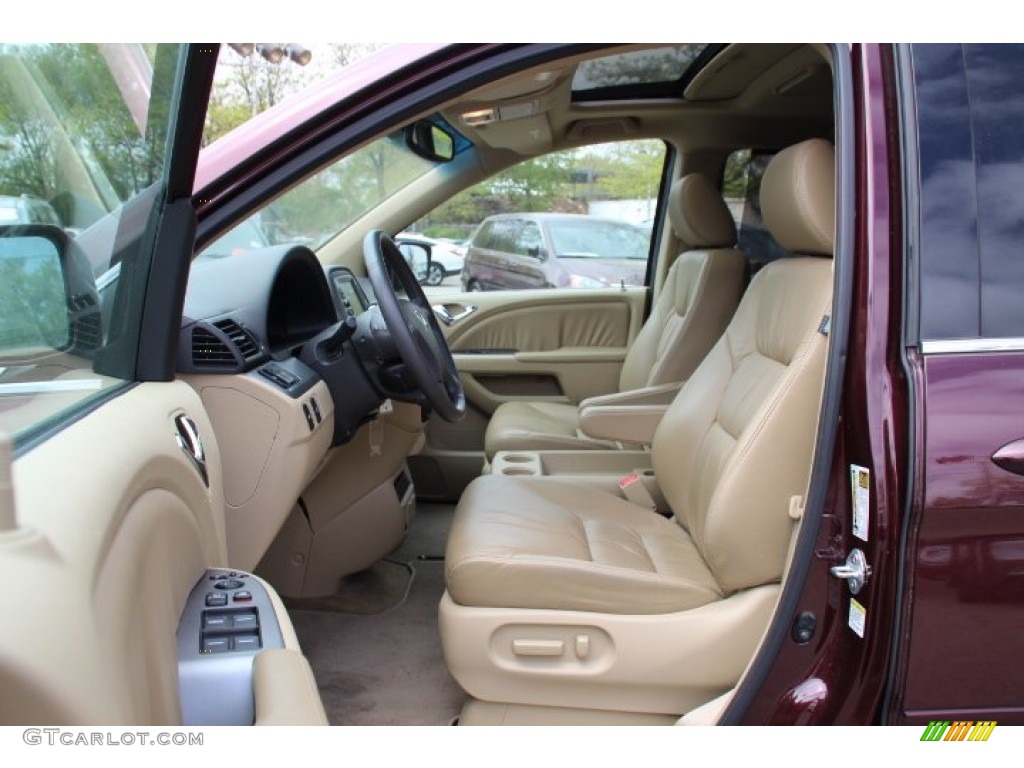 Beige Interior 2010 Honda Odyssey EX-L Photo #80712612