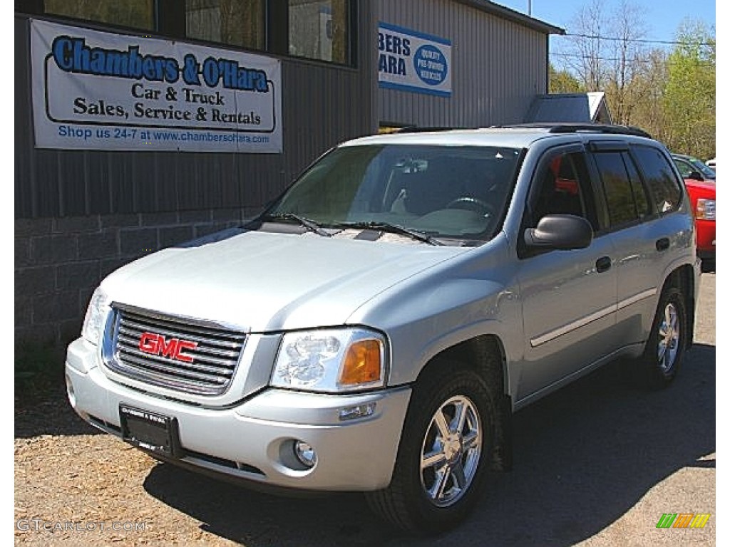 2008 Envoy SLE 4x4 - Silver Mist Metallic / Ebony photo #1