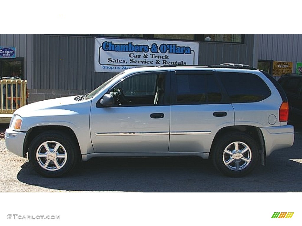 2008 Envoy SLE 4x4 - Silver Mist Metallic / Ebony photo #2