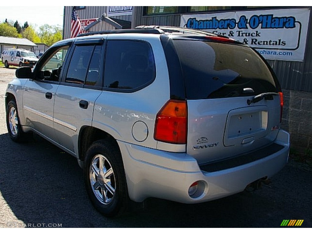 2008 Envoy SLE 4x4 - Silver Mist Metallic / Ebony photo #6