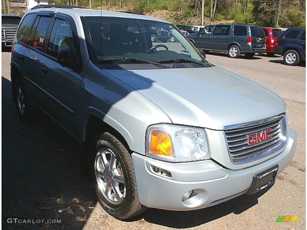 2008 Envoy SLE 4x4 - Silver Mist Metallic / Ebony photo #10