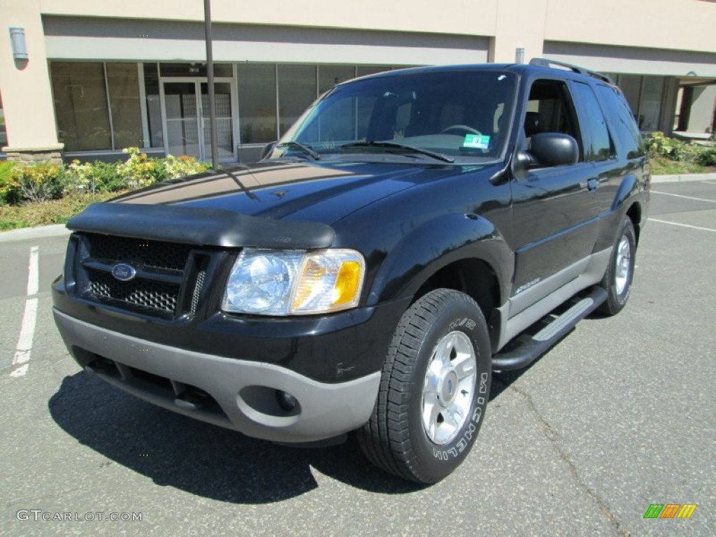 2001 Explorer Sport 4x4 - Black / Dark Graphite photo #2