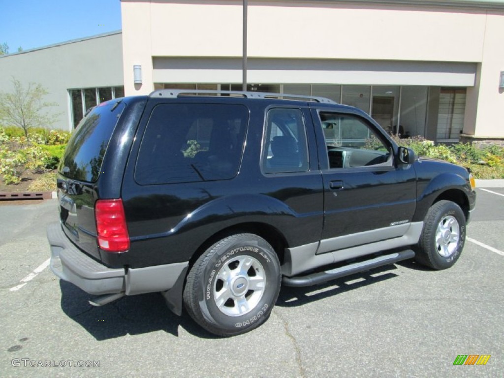 2001 Explorer Sport 4x4 - Black / Dark Graphite photo #8