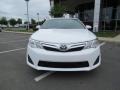 2013 Super White Toyota Camry LE  photo #2