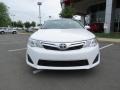 2013 Super White Toyota Camry LE  photo #2