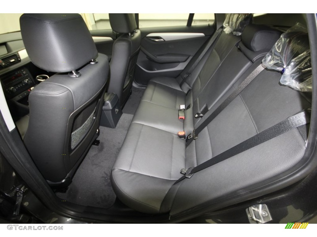 Black Interior 2014 BMW X1 sDrive28i Photo #80714789