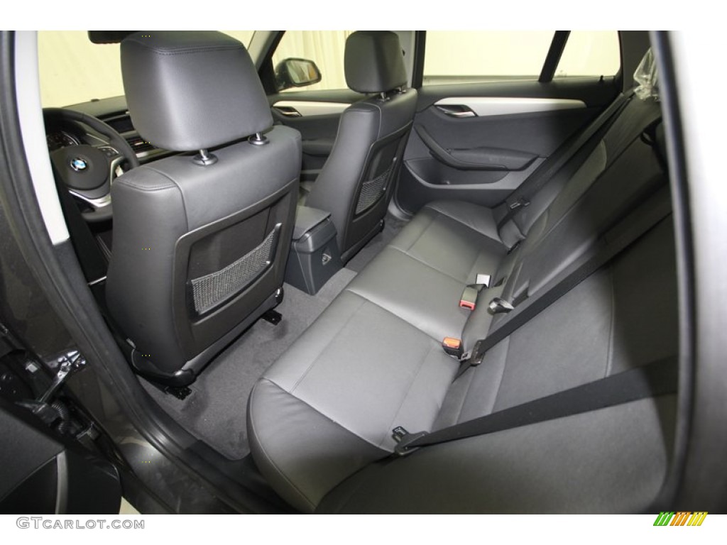 Black Interior 2014 BMW X1 sDrive28i Photo #80714978