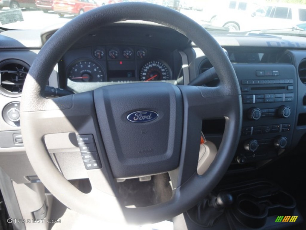 2010 F150 STX SuperCab 4x4 - Tuxedo Black / Medium Stone photo #15