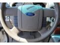 Tan 2007 Ford F150 Lariat SuperCrew 4x4 Steering Wheel