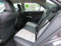 2013 Toyota Camry Black/Ash Interior Rear Seat Photo