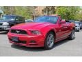 Red Candy Metallic 2013 Ford Mustang V6 Premium Convertible Exterior