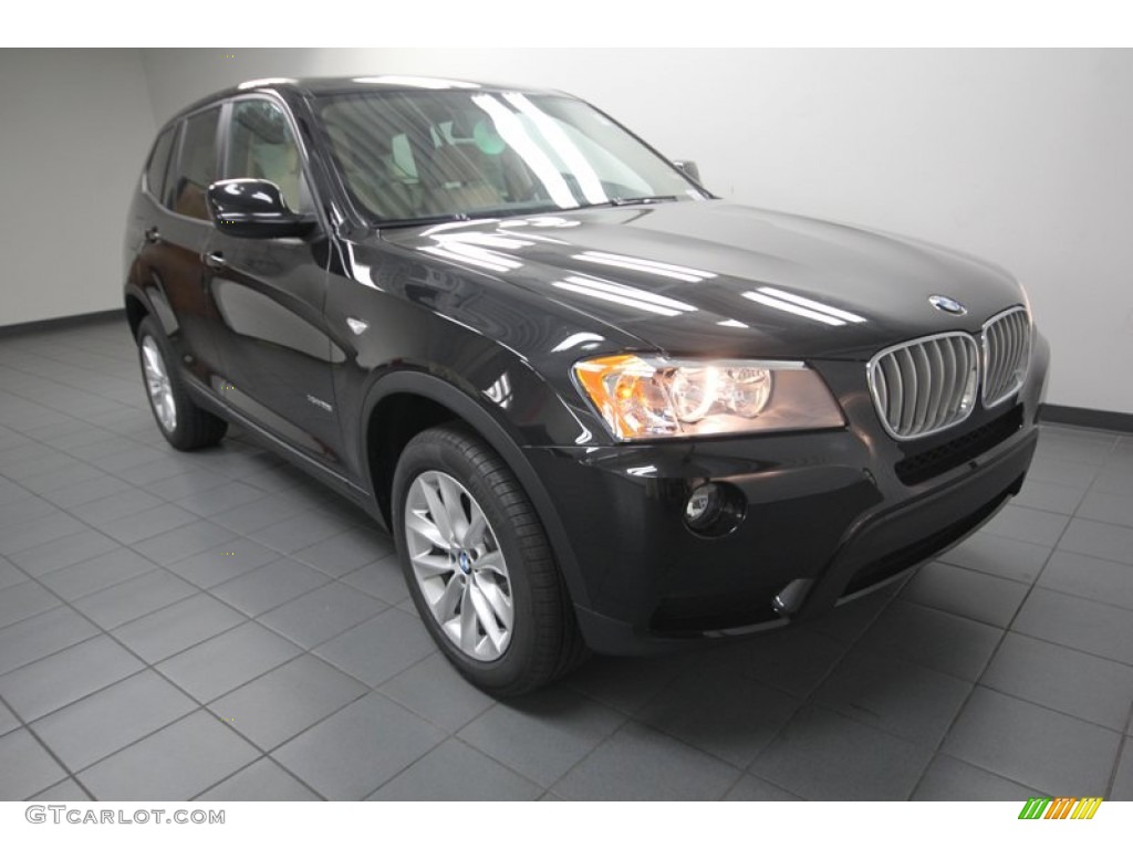 Black Sapphire Metallic 2014 BMW X3 xDrive28i Exterior Photo #80715953