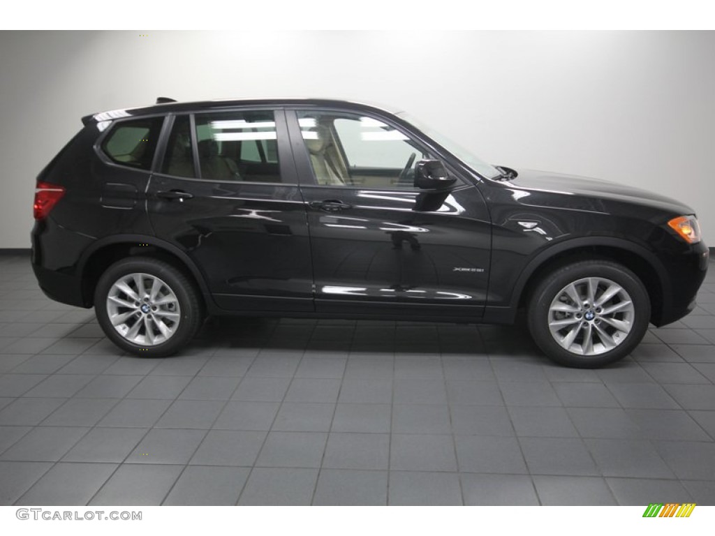 Black Sapphire Metallic 2014 BMW X3 xDrive28i Exterior Photo #80715968