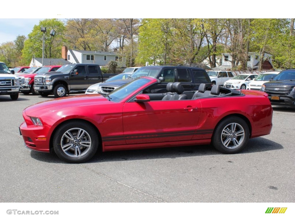 Red Candy Metallic 2013 Ford Mustang V6 Premium Convertible Exterior Photo #80715972