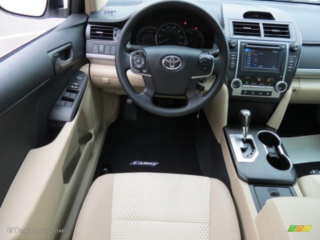 2013 Camry LE - Super White / Ivory photo #5