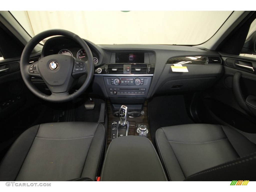 2014 BMW X3 xDrive28i Black Dashboard Photo #80716907