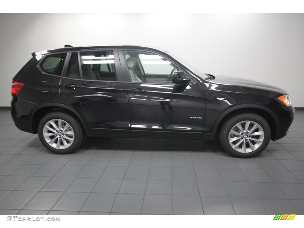 Black Sapphire Metallic 2014 BMW X3 xDrive28i Exterior Photo #80717354