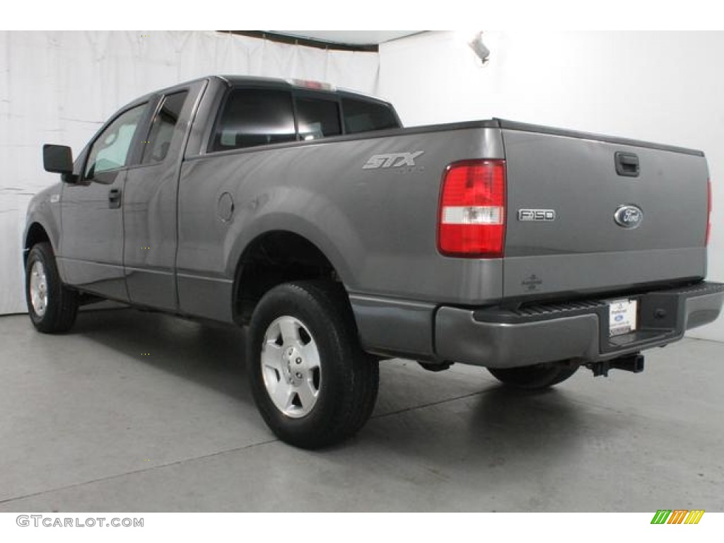 2006 F150 STX SuperCab 4x4 - Dark Shadow Grey Metallic / Medium/Dark Flint photo #10