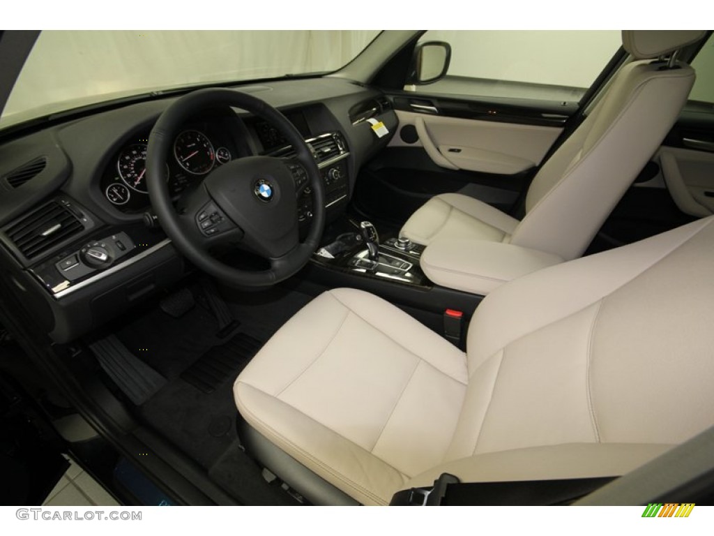 Oyster Interior 2014 BMW X3 xDrive28i Photo #80717501