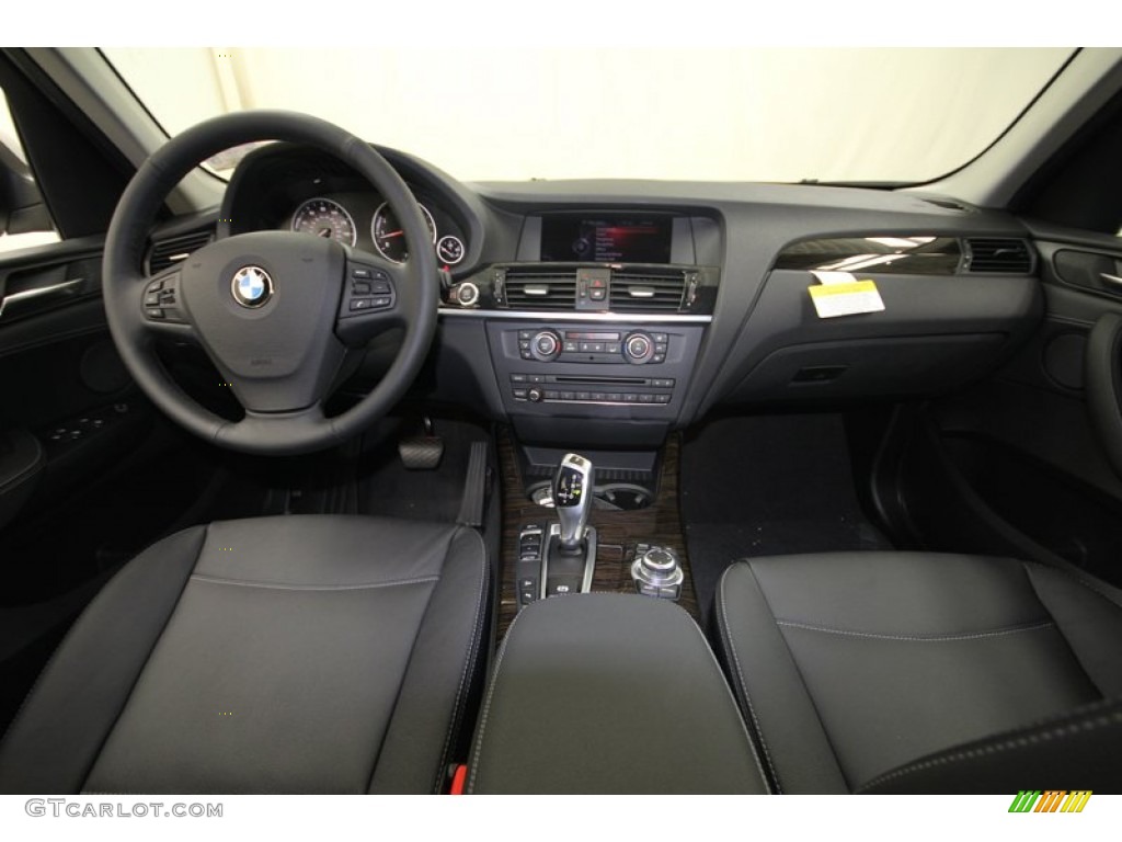 2014 BMW X3 xDrive28i Black Dashboard Photo #80717894