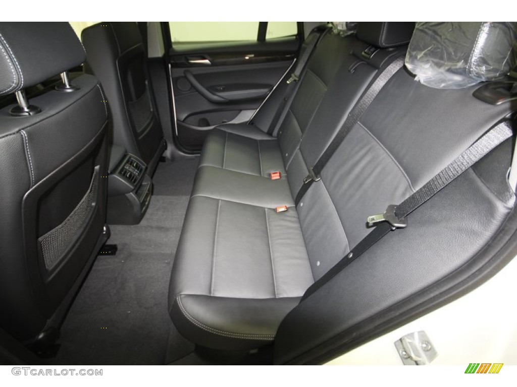 Black Interior 2014 BMW X3 xDrive28i Photo #80718017